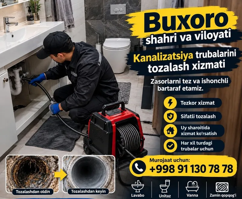 Kanalizatsiya tozalash Kanalizatsiya tozalash