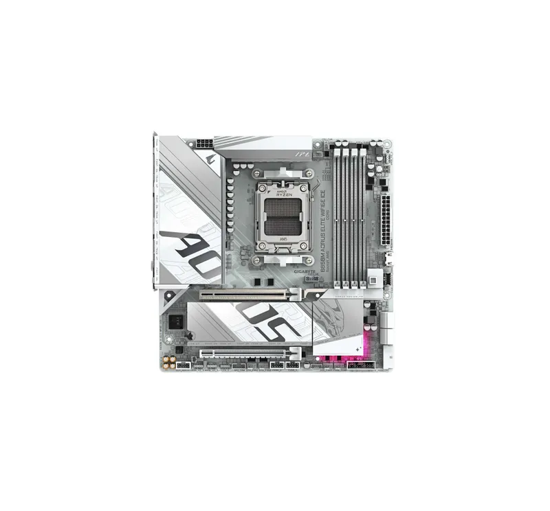 -Материнская плата MB Gigabyte AMD AM5 B850M AORUS ELITE WF6E ICE DDR5 1