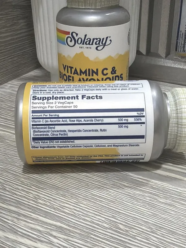 Solaray vitamin c bioflavonoids / соларай витамин с — фото 1