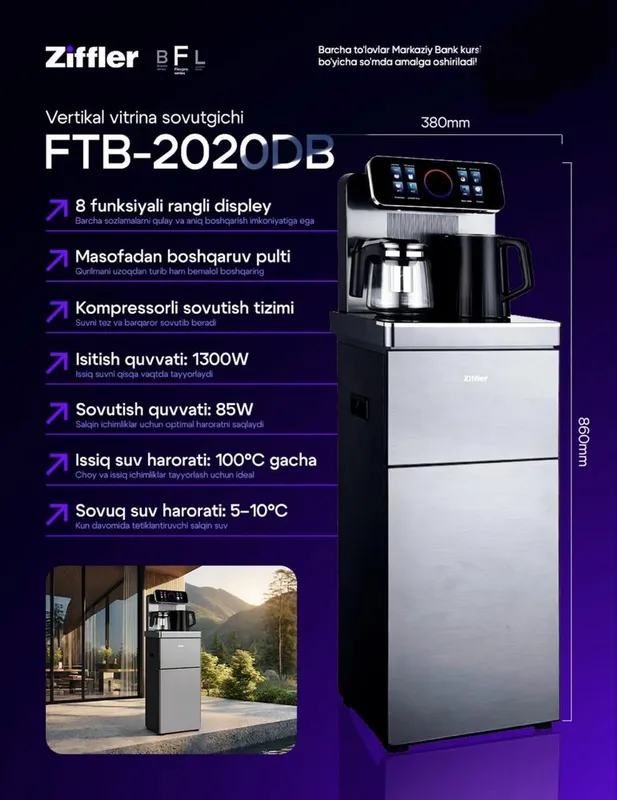 Ziffler Kuller Tea bar collection FTB-2020PW 1 Ziffler Kuller Tea bar collection FTB-2020PW 1