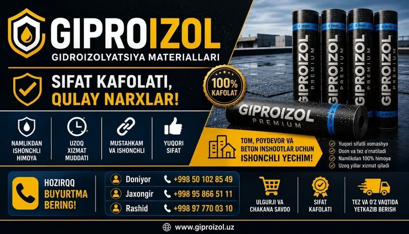 Polizol Foligaizol optom narxlarda 1