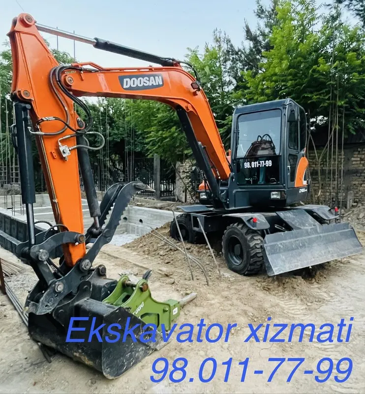 Mini ekiskavator xizmati Mini ekiskavator xizmati