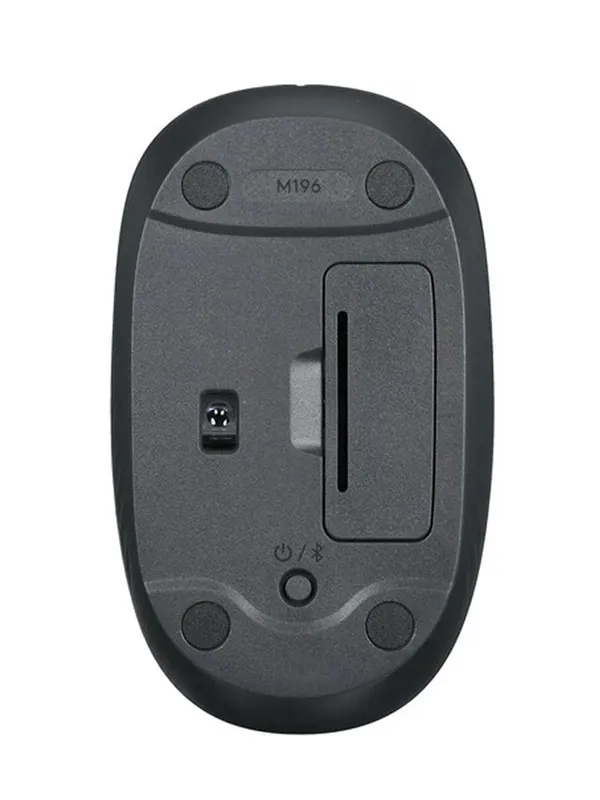 Мышь игровая Logitech M196, беспроводная, оптическая, Bluetooth, темно-серый — фото 4