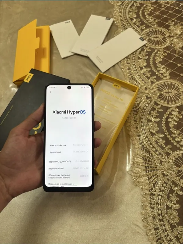 Poco x4 Pro 5G 128Gb holati ideal srochna — фото 3