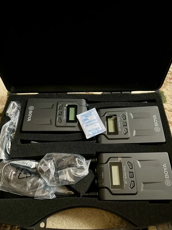 Беспроводная микрофонная система BOYA WM8 PRO k2 (yangi) — фото 1