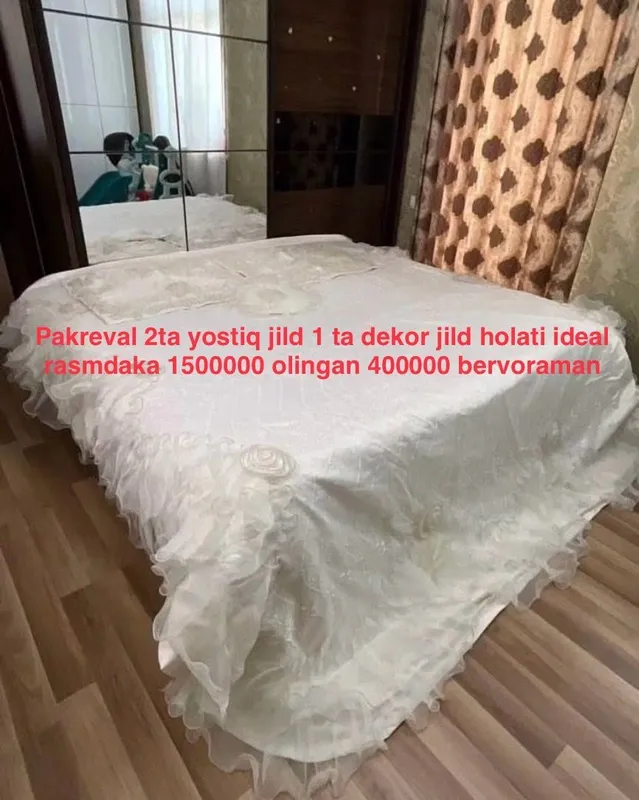 Krovat uchun pokreval Krovat uchun pokreval
