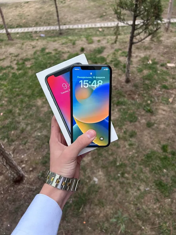 iPhone X 256 GB полный комплект, коробка, документы 8 iPhone X 256 GB полный комплект, коробка, документы 8