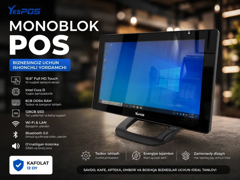 Monoblok 15.6inc Core i5 6-avlod FULL METALIC 1
