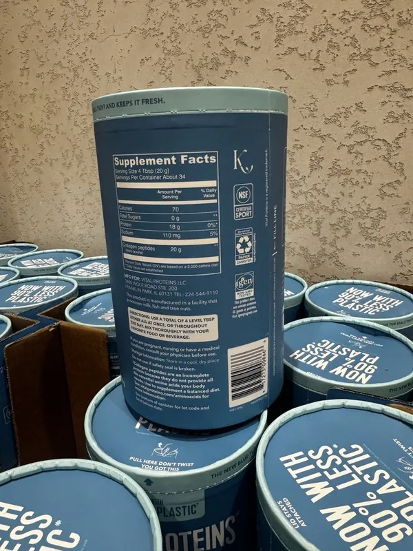 Vital Proteins Collagen Peptides 680 г оригинал США коллаген — фото 3