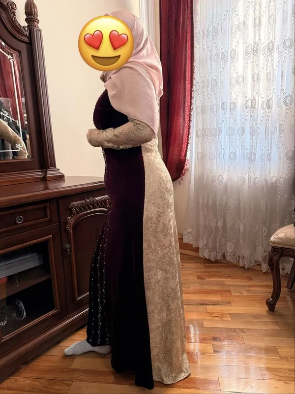 Бархатное платье — фото 1