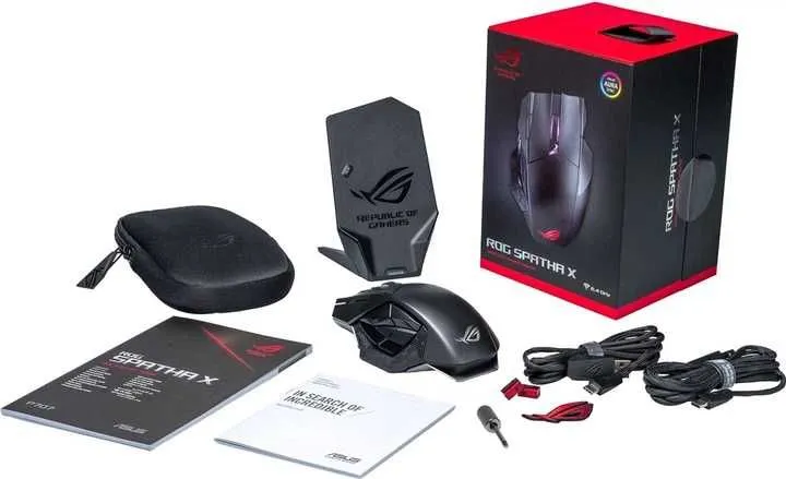 Мышь беспроводная/проводная ASUS ROG Spatha X Мышь беспроводная/проводная ASUS ROG Spatha X