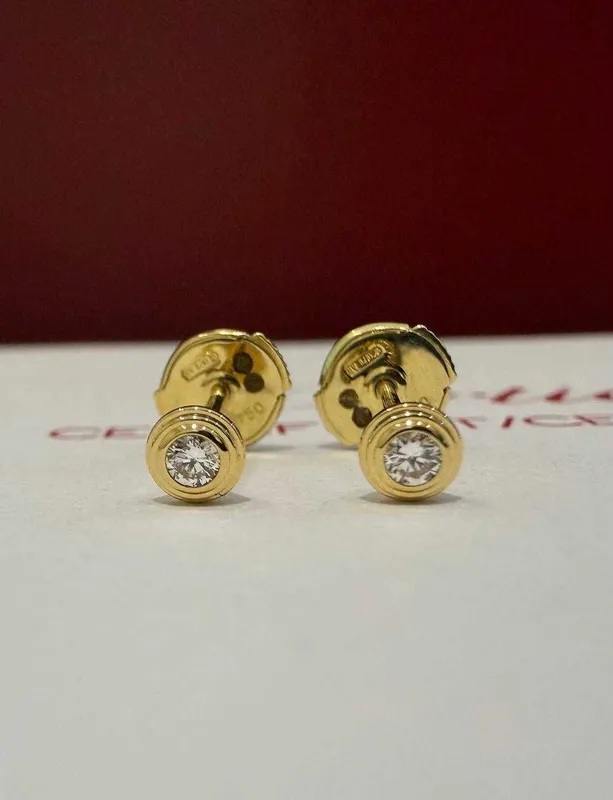 NEW Серьги Cartier D’Amour ygold mini model