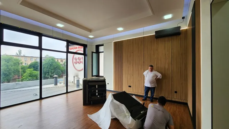 Pvx dekor babuk plintus parket laminant ishlari — фото 5