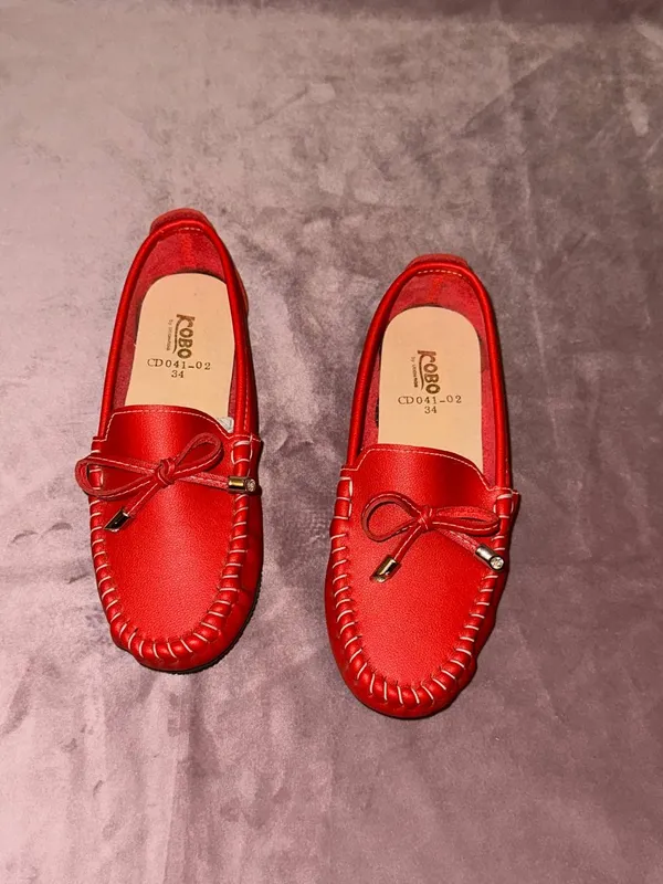 Детские кожаные мокасины