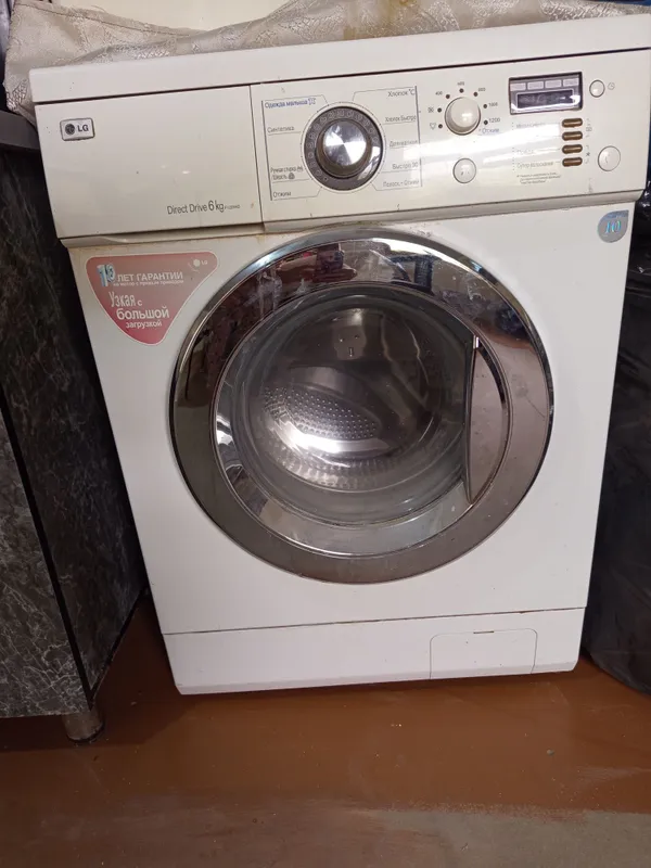 Avtomat stralni mashinka sotiladi LG 6 kg holati yaxshi ishlaydi — фото 1