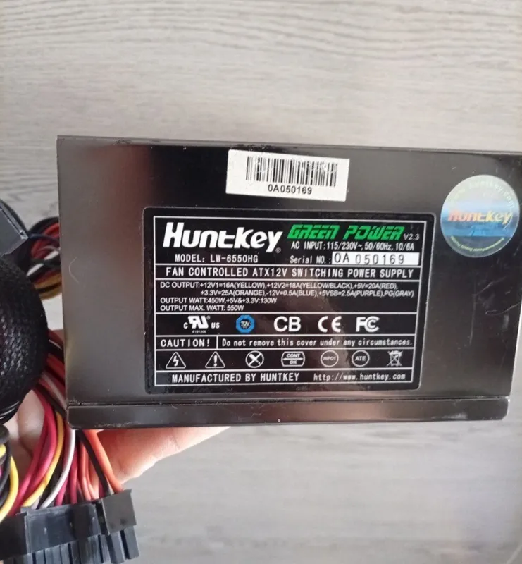 Quvvat bloki
HUNTKEY GREEN POWER 550W 1 Quvvat bloki
HUNTKEY GREEN POWER 550W 1