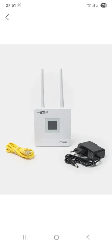 Wi-fi роутер, модем 4G со слотом для SIM-карты — фото 1