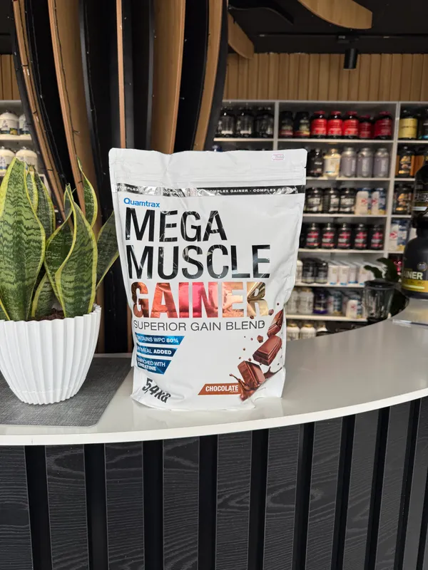 Quamtrax Mega Muscle Gainer 5.4 kg. Гейнер.