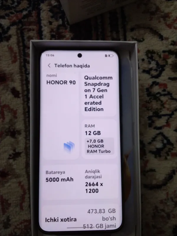 Телефон Honor90, память 12/512 2 Телефон Honor90, память 12/512 2
