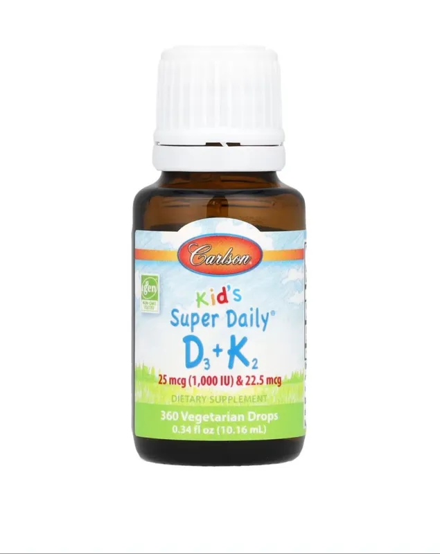 Carlson VITAMIN D³+K² Super Daily