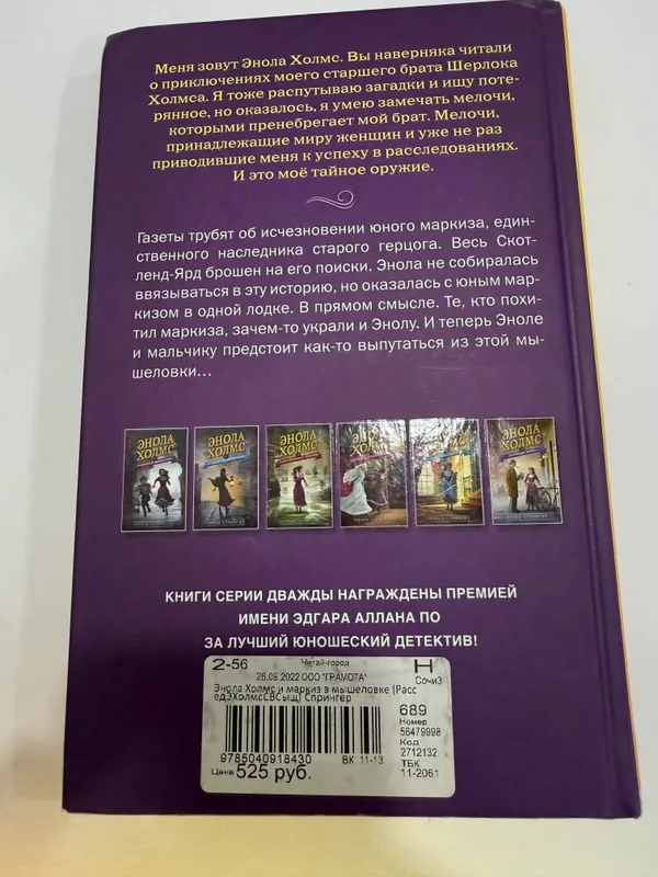 Популярная книга в жанре детектив (для девочек) — фото 3