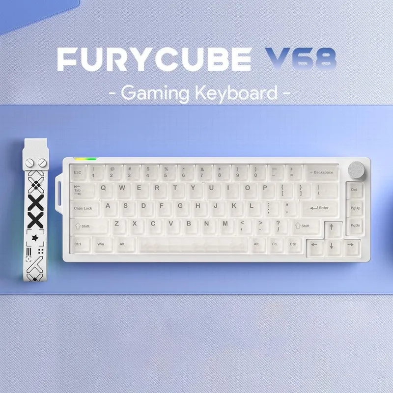 Furycube v68 проводная механическая клавиатура для киберспорта 4