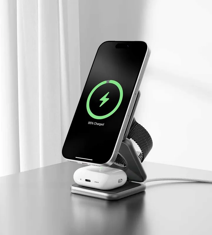 KUXIU X40 3-in-1 MagSafe Foldable Charging Stand sotiladi. 1 KUXIU X40 3-in-1 MagSafe Foldable Charging Stand sotiladi. 1