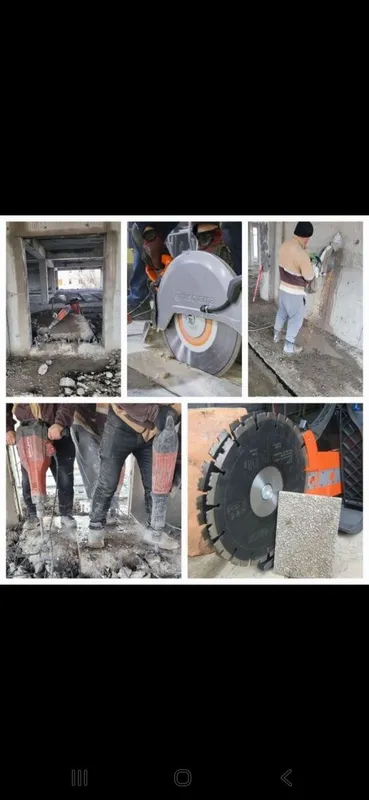 Услуги алмазное мастеров beton kesish teshish xizmati