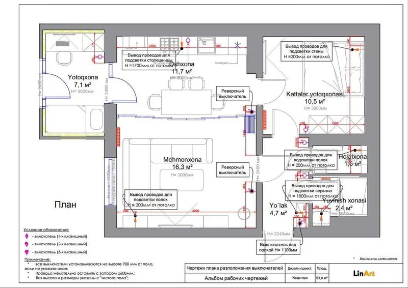 Рабочие чертежи AUTO CAD, рабочая документация по ремонту