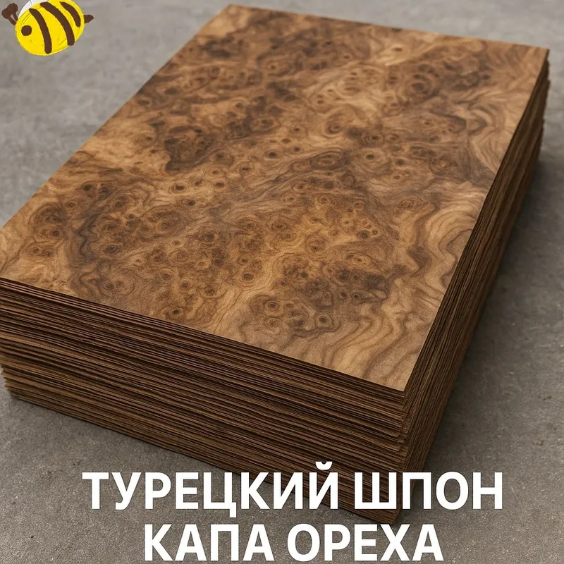 Премиум шпон капа ореха — по суперцене 145.000 сум за кв.м