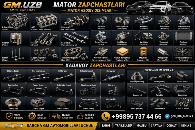 Tahoe uchun gm zapchastlar 5