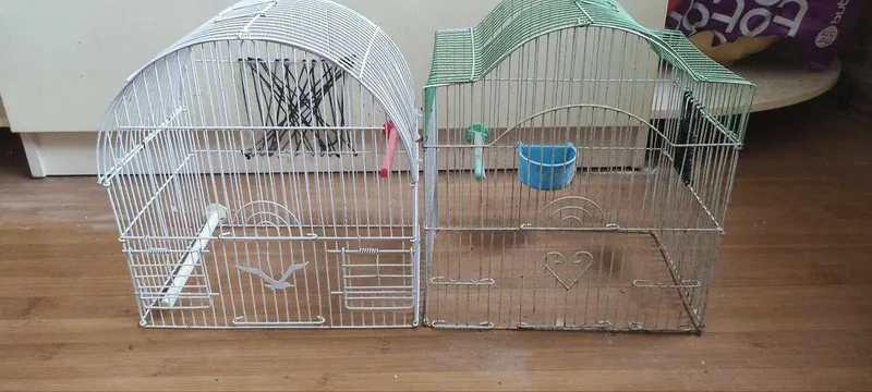 Продам верхушки клеток для птиц, комплект из 2 — фото 1