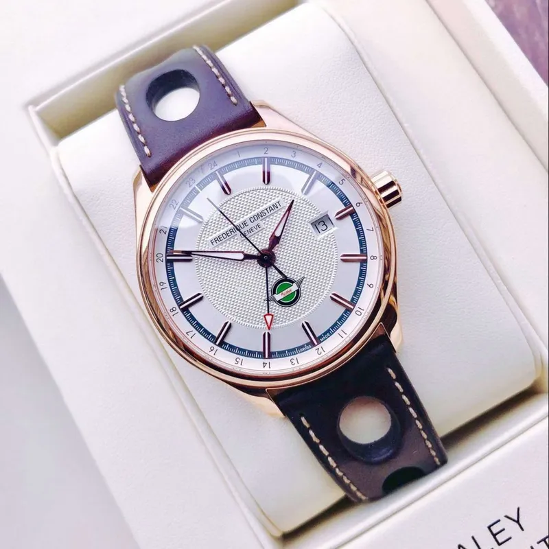 Швейцарские часы FREDERIQUE CONSTANT Vintage Rally Healey GMT