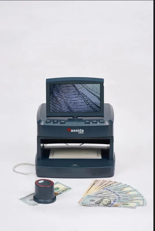 Cassida 2300DA. универсальный просмотровый детектор для проверки купюр 1