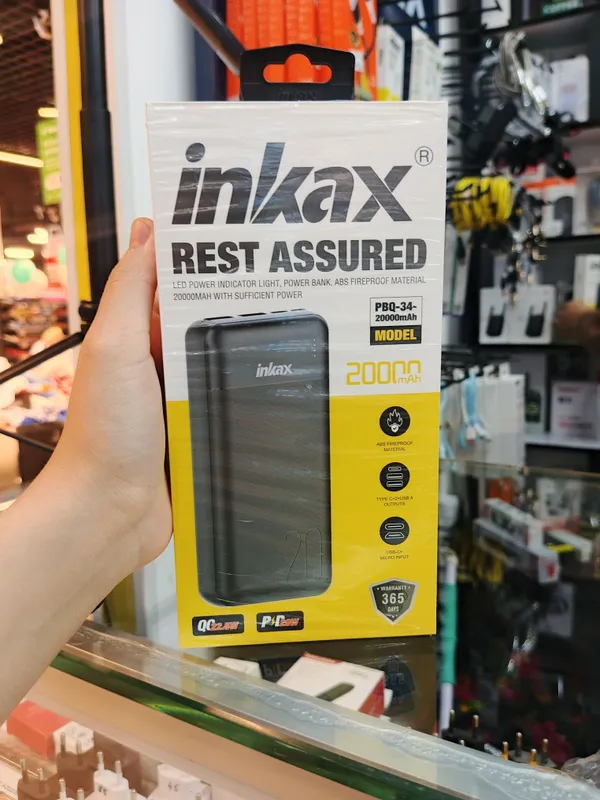 повербанк power bank inkax 20000 test assured