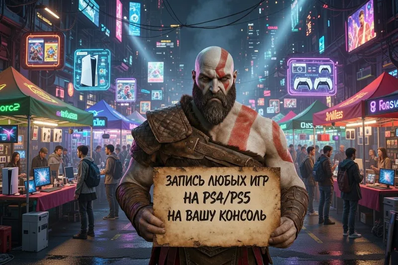 Запись игр на Playstation 5, любые игры, низкие цены 1 Запись игр на Playstation 5, любые игры, низкие цены 1