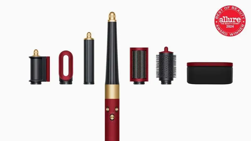 Dyson Airwrap™ ID HS08 Complete Long (Red Velvet / Gold) Бесплатная д — фото 1