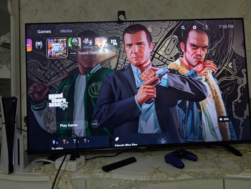 PS 5 Slim+ diskovod + 2 controllers — фото 1
