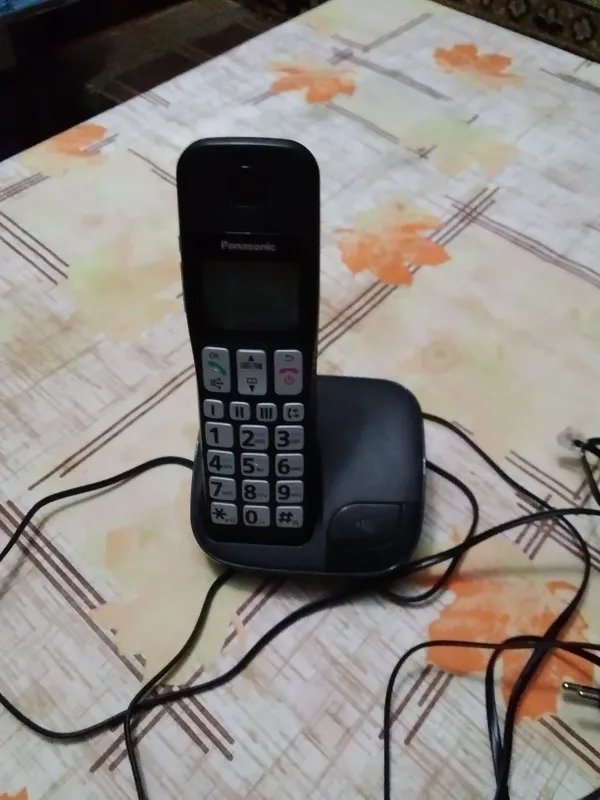 Ishlatilgan Panasonic radiotelefoni, simsiz uy telefoni 3