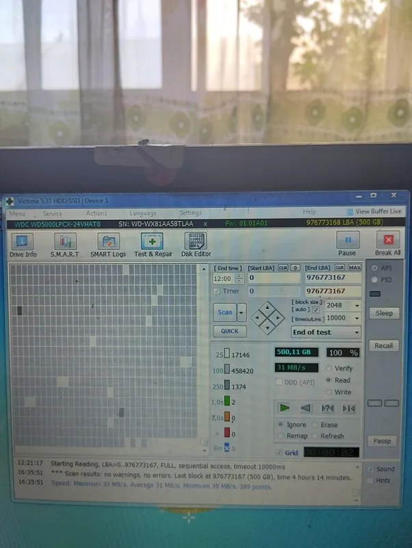 Hdd wd5000lpcx 500gb noutbukga — фото 2