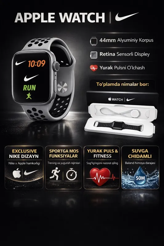 Aqlli soat 44 mm (sport versiya) — фото 5