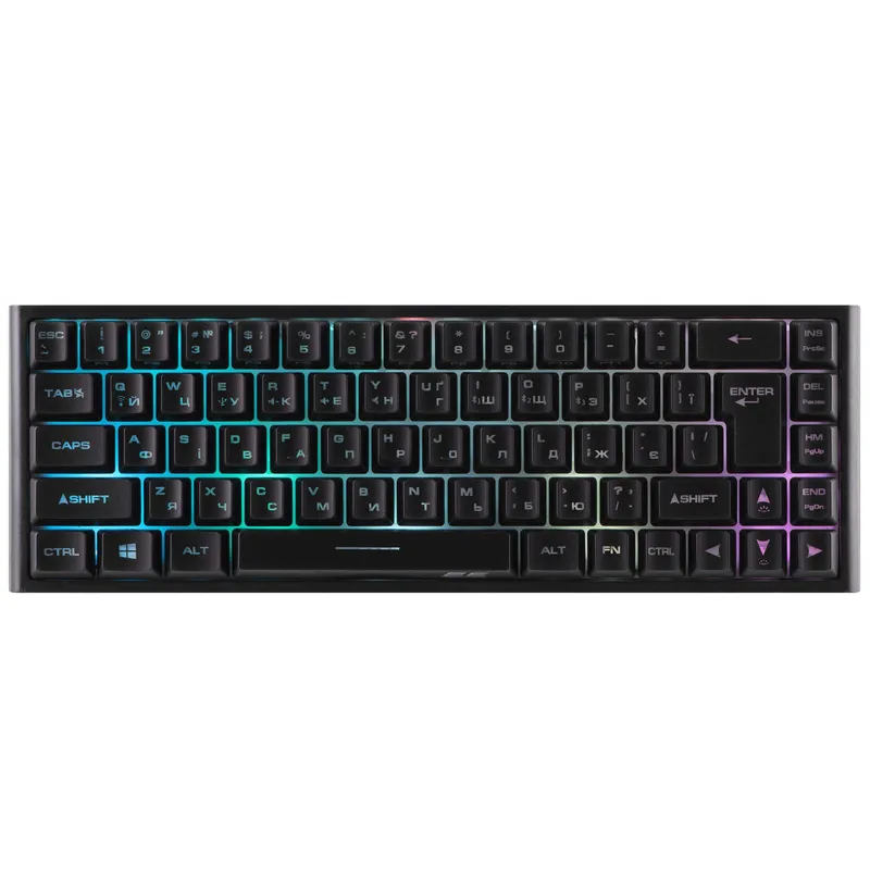 O‘yin klaviaturasi KG360 WL 68 key Black 2 O‘yin klaviaturasi KG360 WL 68 key Black 2
