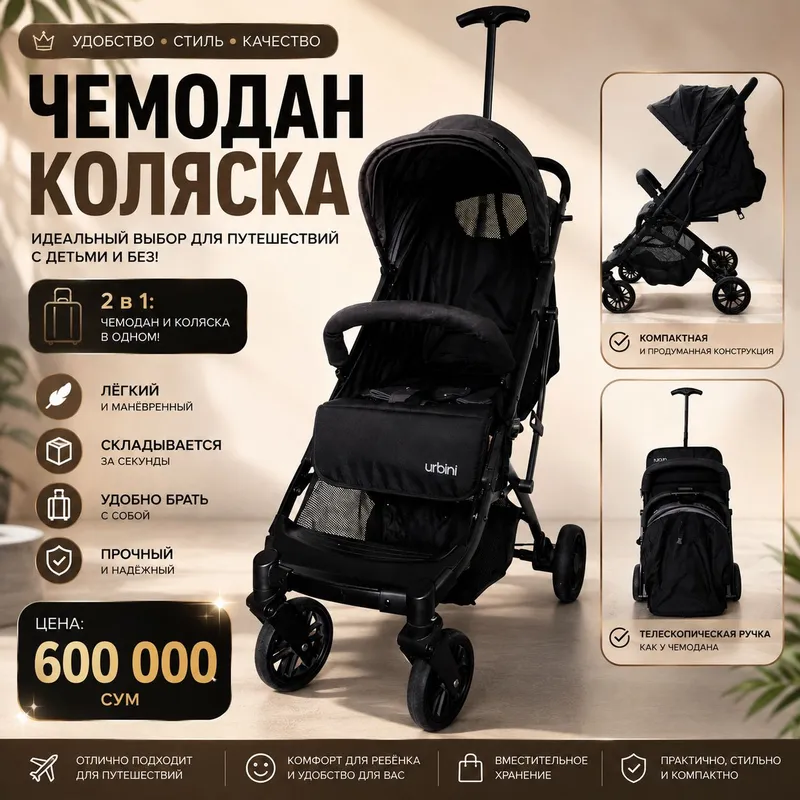 Коляска-чемодан 2 в 1 1 Коляска-чемодан 2 в 1 1