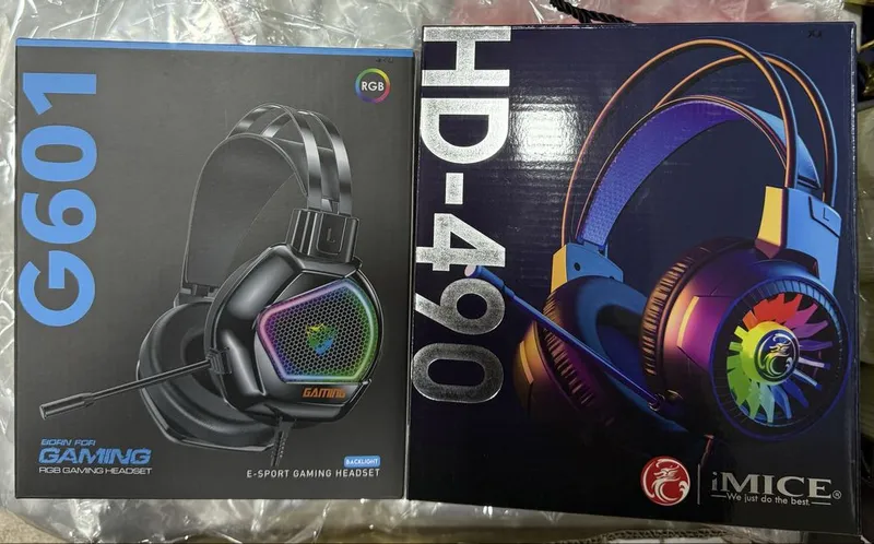 Игровой наушник для пк и ноутбуку RGB новый Игровой наушник для пк и ноутбуку RGB новый