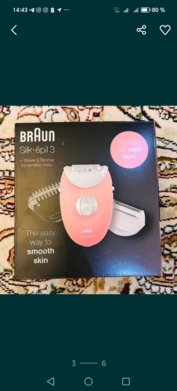 Эпилятор Braun Silk Epil, эпилятор, Браун, epilyator 3