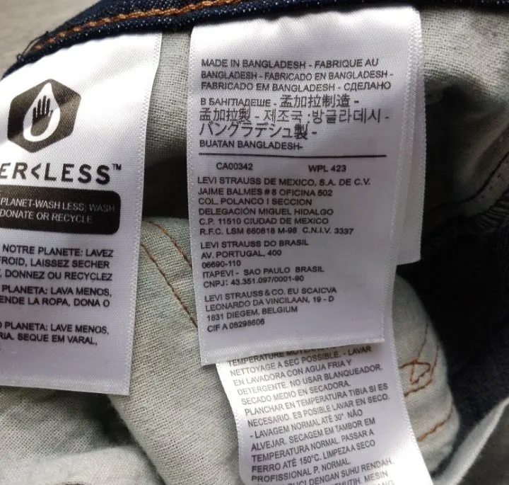 Levis 541 jinsi shimlar. w40/l34. Original. 7