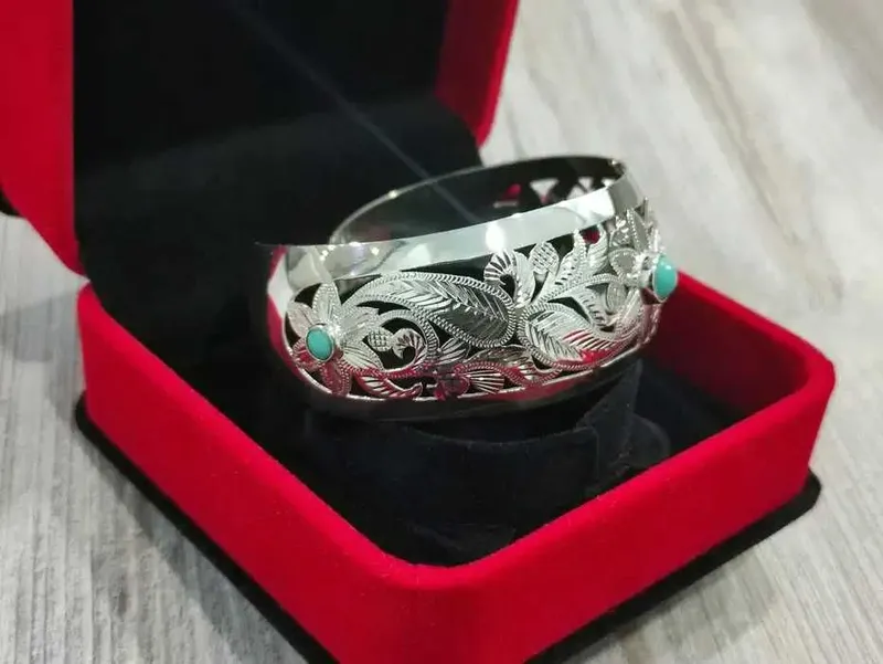 Bilak uzuk braslet, kumush 925 2 Bilak uzuk braslet, kumush 925 2