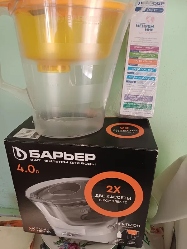 Фильтр для воды Барьер на 4.0л