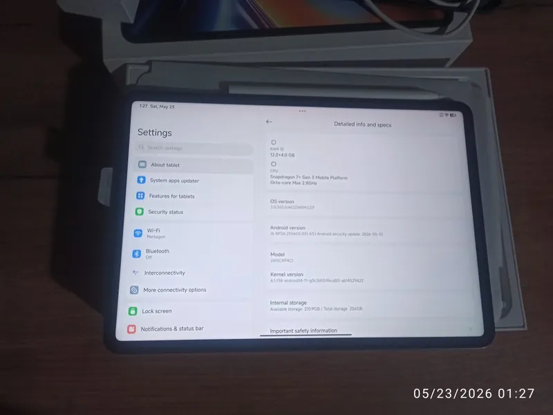 Xiaomi Pad 7 256GB / 12GB + 4GB RAM — фото 1
