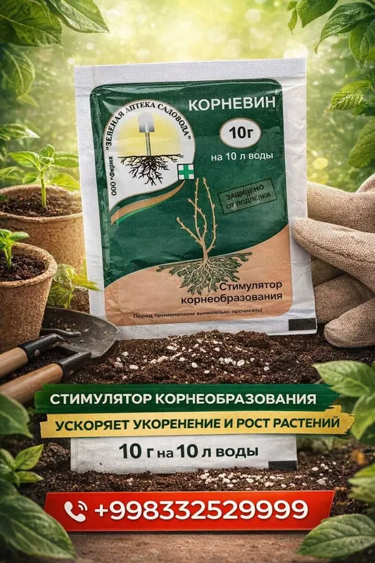 КОРНЕВИН – илдиз ҳосил қилиш стимулятори, стимулятор корнеобразования КОРНЕВИН – илдиз ҳосил қилиш стимулятори, стимулятор корнеобразования
